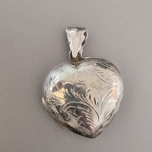 Sterling Heart Shaped Locket